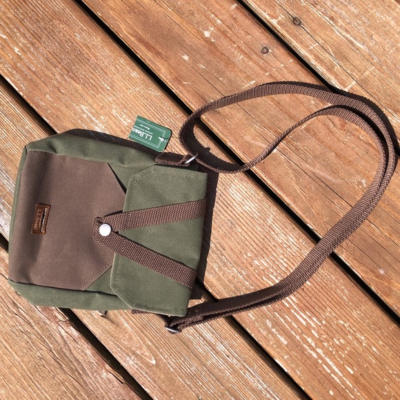 LL Bean Canvas Utility Crossbody bag purse NWT - Picture 2 of 12
